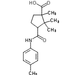 CAS#: 197236-38-7, 1,2,2-Trimethyl-3-[(4-Methylphenyl)Carbamoyl]Cyclopentanecarboxylic Acid