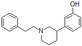 CAS#: 19725-24-7, 3-(3-Hydroxyphenyl)-N-(2-Phenethyl)Piperidine