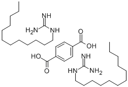 CAS 登录号：19727-17-4， N-十二烷基胍对苯二甲酸盐