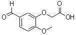 CAS 登录号：19728-22-4， (5-甲酰基-2-甲氧基苯氧基)乙酸