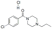 CAS 登录号：19729-90-9， (4-氯苯基)-(4-丙基哌嗪-1-基)甲酮盐酸盐