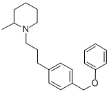 CAS 登录号：19733-81-4， 2-甲基-1-(3-(4-苯氧基甲基苯基)丙基)哌啶