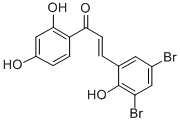 CAS 登录号：19739-00-5， 3-(3,5-二溴-2-羟基苯基)-1-(2,4-二羟基苯基)-2-丙烯-1-酮