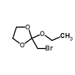 CAS 登录号：197449-15-3， 2-(溴甲基)-2-乙氧基-1,3-二氧戊环