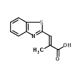 CAS#: 19771-90-5, (E)-3-(1,3-Benzothiazol-2-Yl)-2-Methyl-Prop-2-Enoic Acid