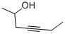 CAS 登录号：19781-81-8， 4-庚炔-2-醇