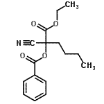 CAS 登录号：19788-60-4， 2-氰基-1-乙氧基-1-氧代-2-己烷基苯甲酸酯
