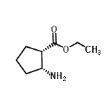 CAS 登录号：197904-11-3， 乙基(1S,2R)-2-氨基环戊烷羧酸酯