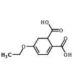 CAS 登录号：198068-35-8， 5-乙氧基-2,4-环己二烯-1,2-二甲酸