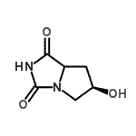CAS#: 198084-54-7, (6R)-6-Hydroxytetrahydro-1H-Pyrrolo[1,2-c]Imidazole-1,3(2H)-Dione