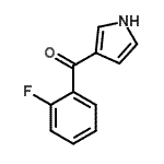 CAS 登录号：198126-03-3， (2-氟苯基)(1H-吡咯-3-基)甲酮