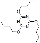 CAS 登录号：19837-00-4， 2,4,6-三(丁基氧基)-1,3,5-三嗪