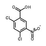 CAS#: 19861-62-2, 2,4-Dichloro-5-Nitrobenzoic Acid
