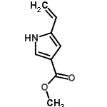 CAS 登录号：198703-18-3， 甲基5-乙烯基-1H-吡咯-3-羧酸酯