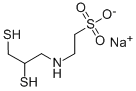 CAS 登录号：19872-06-1， N-(2,3-二巯基丙基)-牛磺酸钠盐