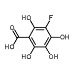 CAS 登录号：198832-23-4， 3-氟-2,4,5,6-四羟基苯甲酸