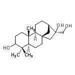 CAS 登录号：19891-29-3， 贝壳杉烷-3,16,17-三醇