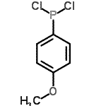 CAS 登录号：19909-85-4， (4-甲氧基苯基)亚膦酸二氯化物