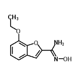 CAS 登录号：199287-14-4， 7-乙氧基-N-羟基-1-苯并呋喃-2-甲脒