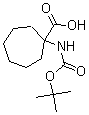 CAS 登录号：199330-56-8， 1-叔丁氧羰基氨基-环庚烷羧酸