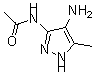CAS 登录号：199340-95-9， N-(4-氨基-5-甲基-1H-吡唑-3-基)-乙酰胺