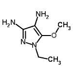 CAS#: 199341-28-1, 1-Ethyl-5-Methoxy-1H-Pyrazole-3,4-Diamine