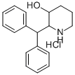 CAS 登录号：19946-20-4， 2-(二苯基甲基)-3-哌啶醇盐酸盐