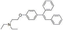 CAS 登录号：19957-52-9， N,N-二乙基-2-[P-(1,2-二苯基乙烯基)苯氧基]乙胺