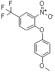 CAS#: 1996-69-6, 1-(4-Methoxyphenoxy)-2-Nitro-4-(Trifluoromethyl)-Benzene