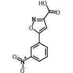 CAS 登录号：199601-80-4， 5-(3-硝基苯基)-1,2-恶唑-3-羧酸