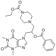 CAS#: 19977-14-1, 4-(2-Benzoyloxy-3-(1,3-Dimethyl-7-Xanthinyl)Propyl)-1-Piperazinecarboxylic Acid Ethylester