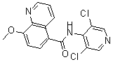 CAS#: 199871-63-1, N-(3,5-Dichloro-4-Pyridinyl)-8-Methoxy-5-Quinolinecarboxamide