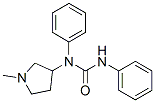 CAS 登录号：19996-88-4， 1,3-二苯基-1-(1-甲基-3-吡咯烷基)脲