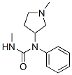 CAS 登录号：19996-91-9， 3-甲基-1-(1-甲基-3-吡咯烷基)-1-苯基脲