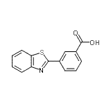 CAS#: 20000-52-6, 3-(1,3-Benzothiazol-2-Yl)Benzoic Acid