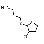 CAS#: 20001-29-0, 2-Butoxy-3-Chlorotetrahydrofuran