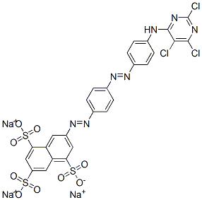 CAS#: 20025-74-5, Trisodium 3-[[4-[[4-[(2,5,6-Trichloropyrimidin-4-Yl)Amino]Phenyl]Azo]Phenyl]Azo]Naphthalene-1,5,7-Trisulphonate
