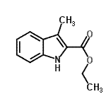 CAS 登录号：20032-31-9， 乙基3-甲基-1H-吲哚-2-羧酸酯