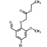 CAS 登录号：20037-36-9， 乙基(4-溴-2-甲酰基-6-甲氧基苯氧基)乙酸酯