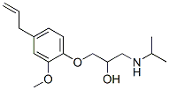 CAS 登录号：20041-39-8， 1-(2-甲氧基-4-丙-2-烯基-苯氧基)-3-(丙-2-基氨基)丙-2-醇