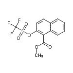 CAS#: 200573-11-1, Methyl 2-{[(Trifluoromethyl)Sulfonyl]Oxy}-1-Naphthoate
