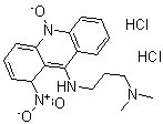 CAS 登录号：20063-73-4， N',N'-二甲基-N-(1-硝基-10-氧代-1H-吖啶-9-基)丙烷-1,3-二胺二盐酸盐