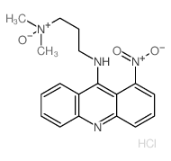 CAS#: 20064-00-0, 1-Nitro-9-(3-dimethylaminopropylamine)-acridine N-oxide dihydrochloride