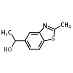 CAS#: 20077-87-6, 1-(2-Methyl-1,3-Benzothiazol-5-Yl)Ethanol