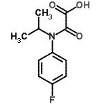 CAS 登录号：201668-31-7， [(4-氟苯基)(异丙基)氨基](氧代)乙酸