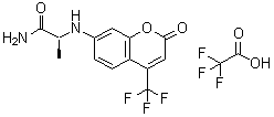 CAS#: 201847-57-6, N-[2-Oxo-4-(Trifluoromethyl)-2H-Chromen-7-Yl]-L-Alaninamide Trifluoroacetate (1:1)