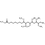 CAS 登录号：20207-67-4， 甲基9,10,12,13,15,16-六甲氧基硬脂酸酯