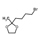 CAS 登录号：20210-14-4， 2-(4-溴丁基)-2-甲基-1,3-二氧戊环