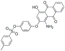 CAS 登录号：20210-73-5， 1-氨基-4-羟基-2-[4-[[(4-甲基苯基)磺酰基]氧基]苯氧基]蒽醌