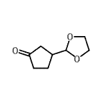CAS#: 202120-83-0, 3-(1,3-Dioxolan-2-Yl)Cyclopentanone